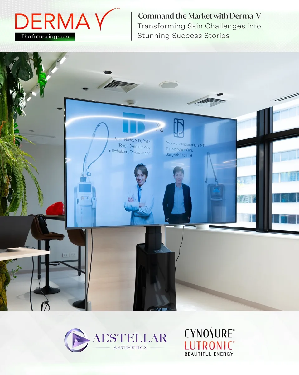 Command the Market with Derma V での講演