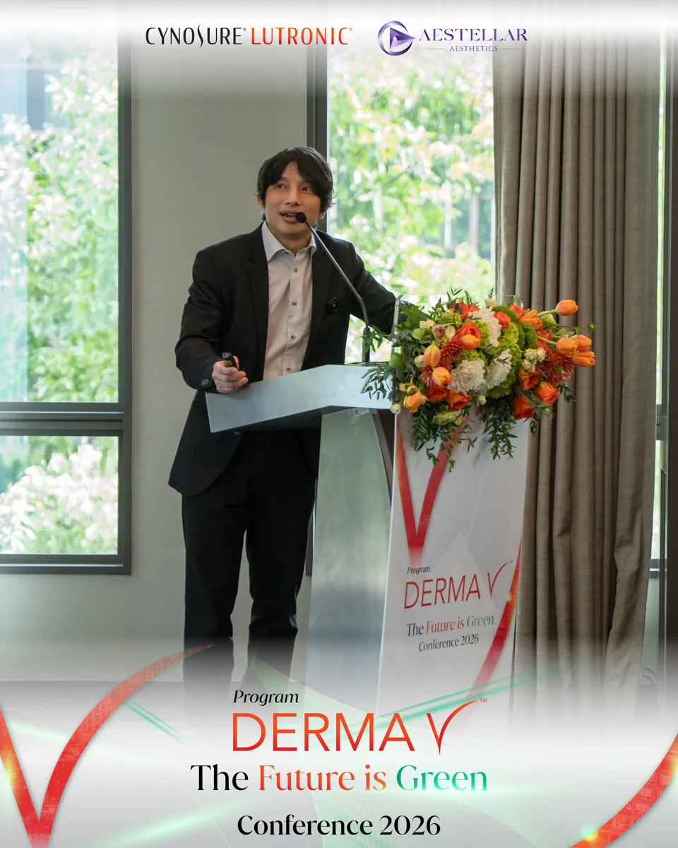 Derma V The Future is Green Conference 2026（バンコク）で講演する院長 野田真史